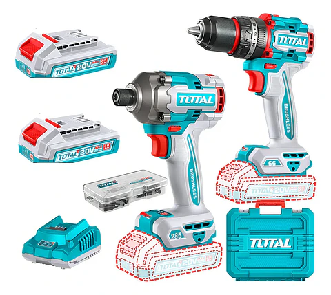 KIT TALADRO IMPACTO + LLAVE IMPACTO TOTAL