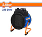 CALEFACTOR ELECTRICO 2000W WADFOW - Miniatura 2