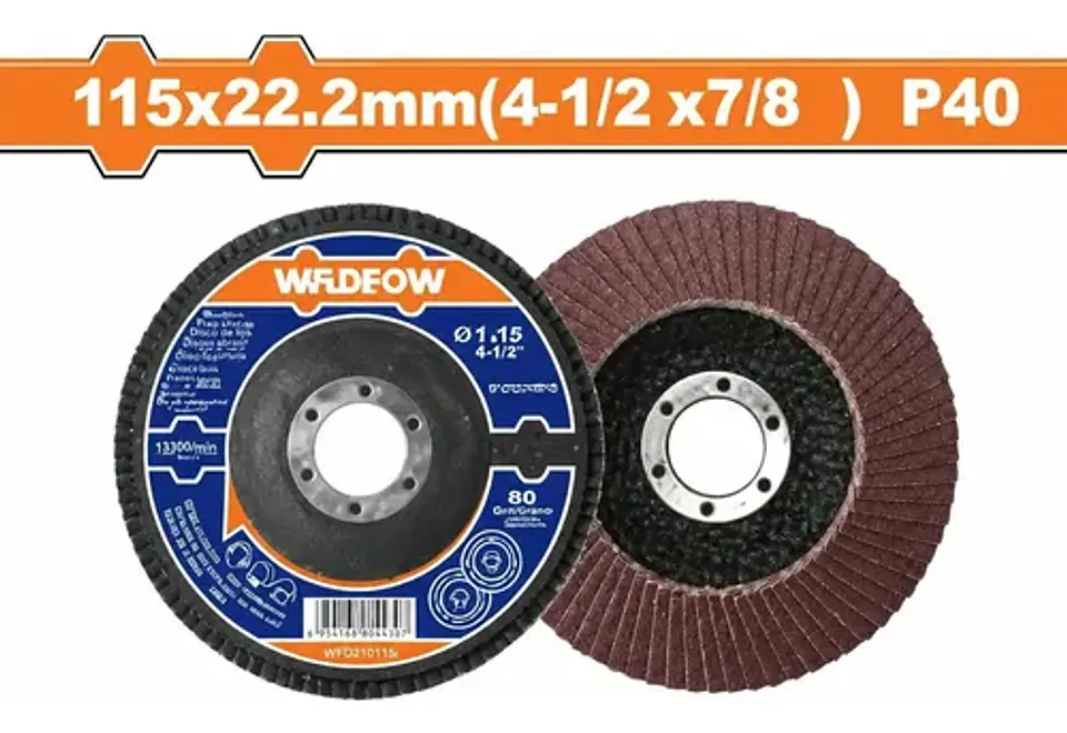 DISCO FLAP 4-1/2 (115 MM) P40 WADFOW 1