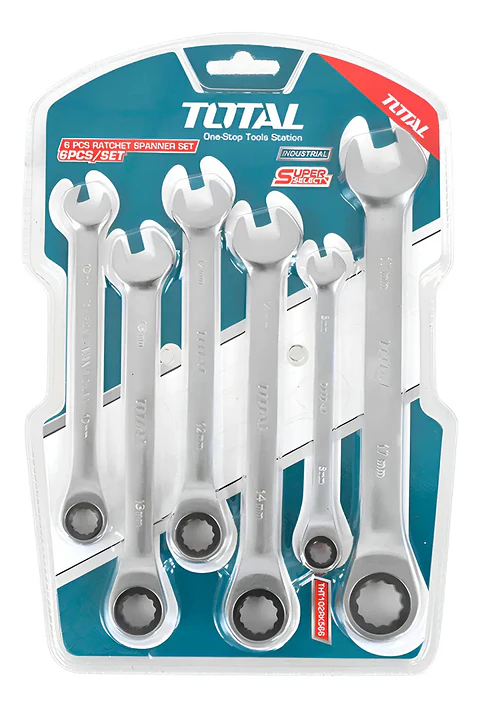 JGO LLAVE PUNTA CORONA CON CHICHARRA 6PCS TOTAL