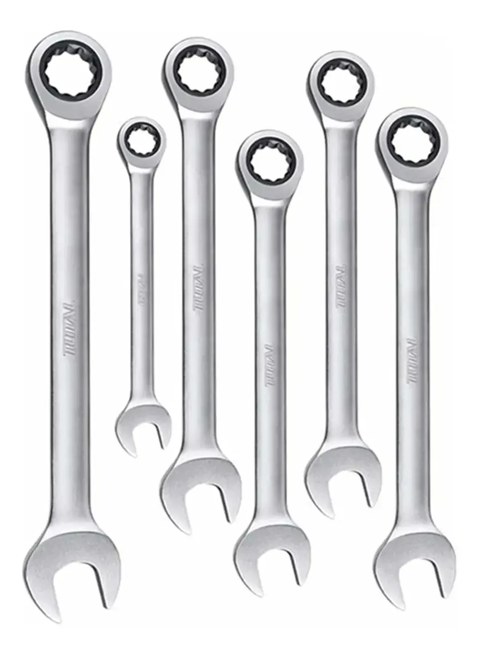 JGO LLAVE PUNTA CORONA CON CHICHARRA 6PCS TOTAL 2