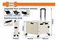 CARRO PEGABLE PLASTICO 54L WADFOW - Miniatura 1