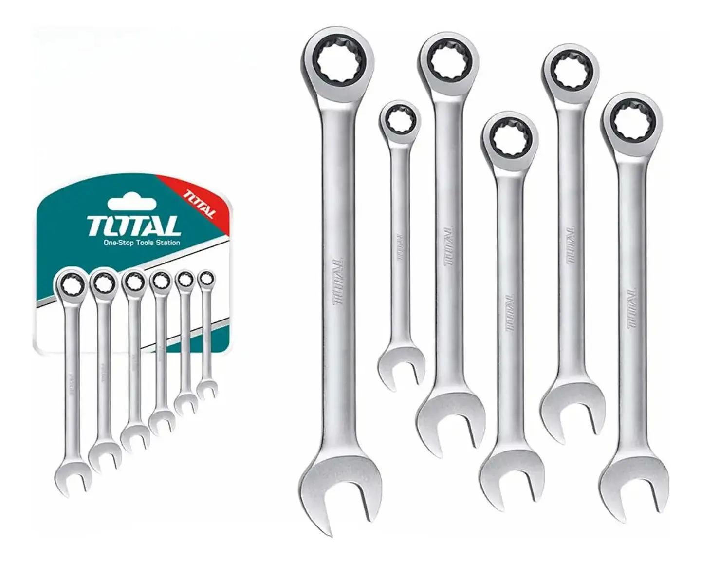 JGO LLAVE PUNTA CORONA CON CHICHARRA 6PCS TOTAL 3