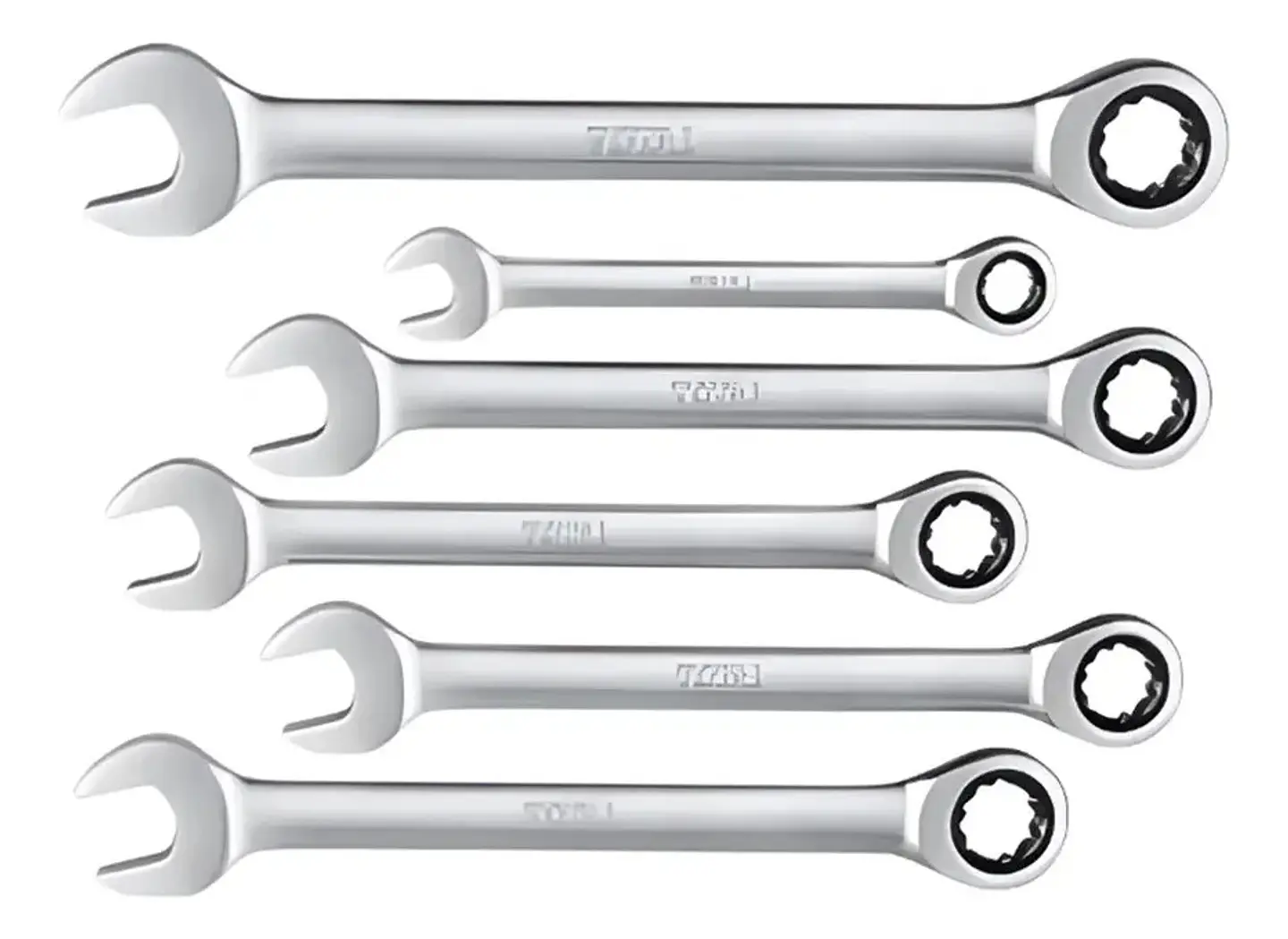 JGO LLAVE PUNTA CORONA CON CHICHARRA 6PCS TOTAL 4