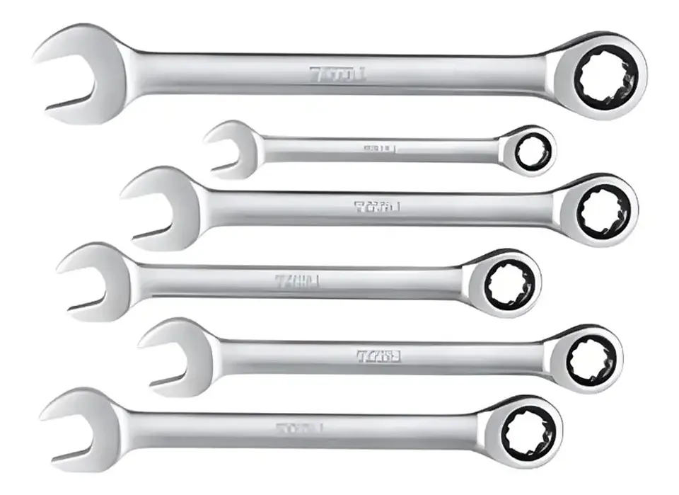 JGO LLAVE PUNTA CORONA CON CHICHARRA 6PCS TOTAL 4