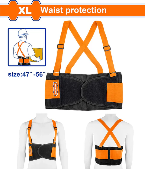 FAJA LUMBAR ESPALDA XL WADFOW