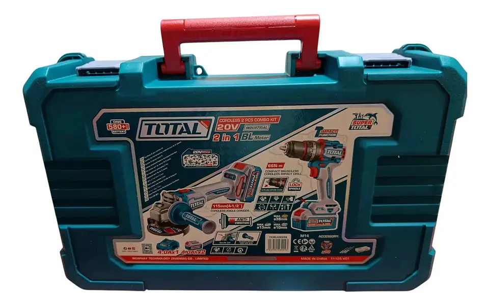 KIT TALADRO 66NM + ESMERIL INALAMBRICO 20V TOTAL 2