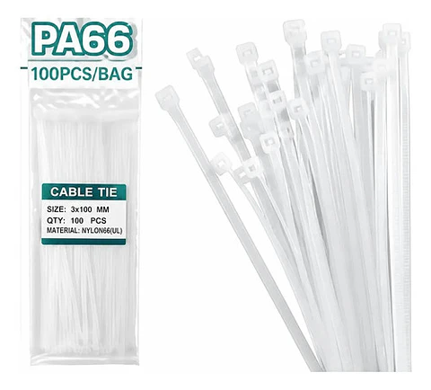 AMARRA PLASTICA 100MM X 2.5MM POR 100PCS TOTAL