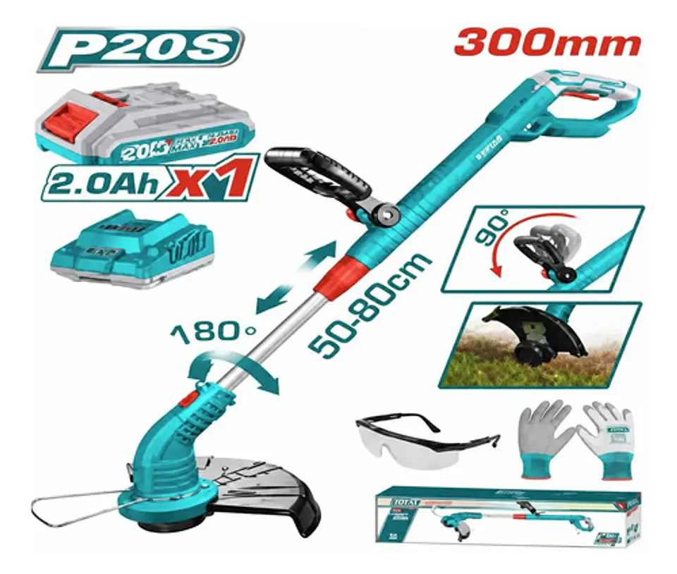 ORILLADORA INALAMBRICO LITIO-ION 20V CON BATERIA Y CARGADOR 1
