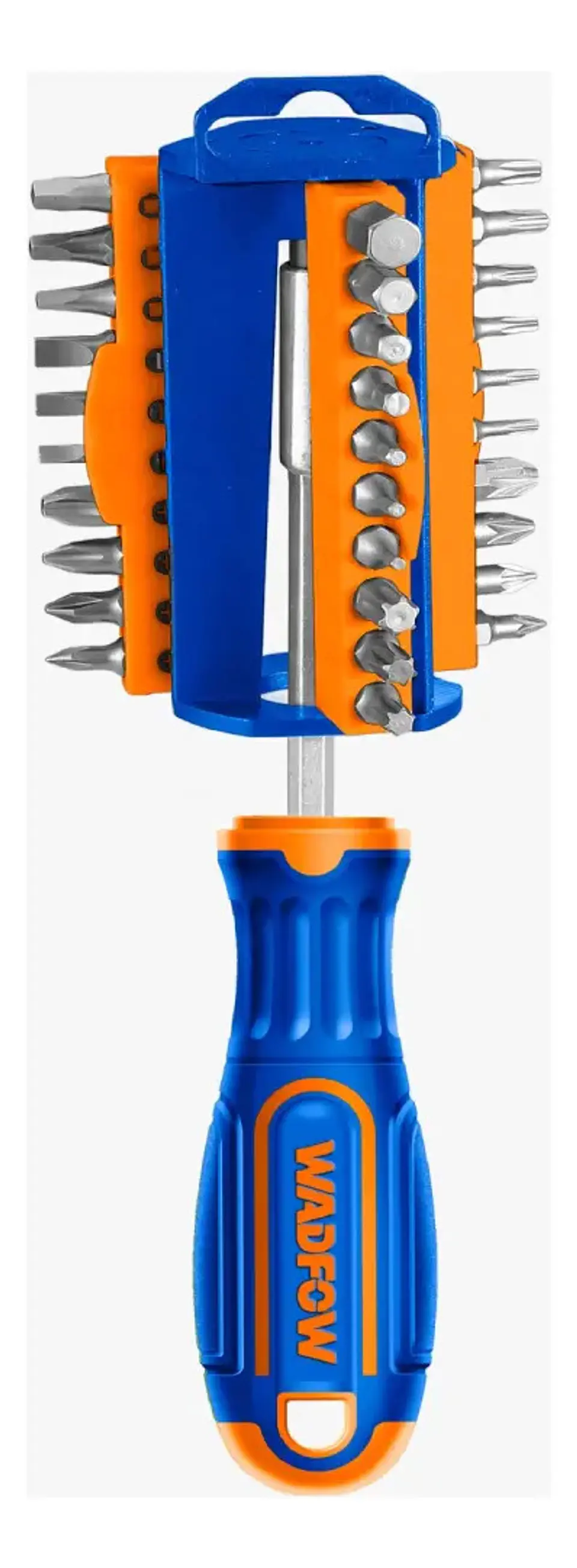JUEGO DESTONILLADOR Y PUNTAS 31 PCS WADFOW 1