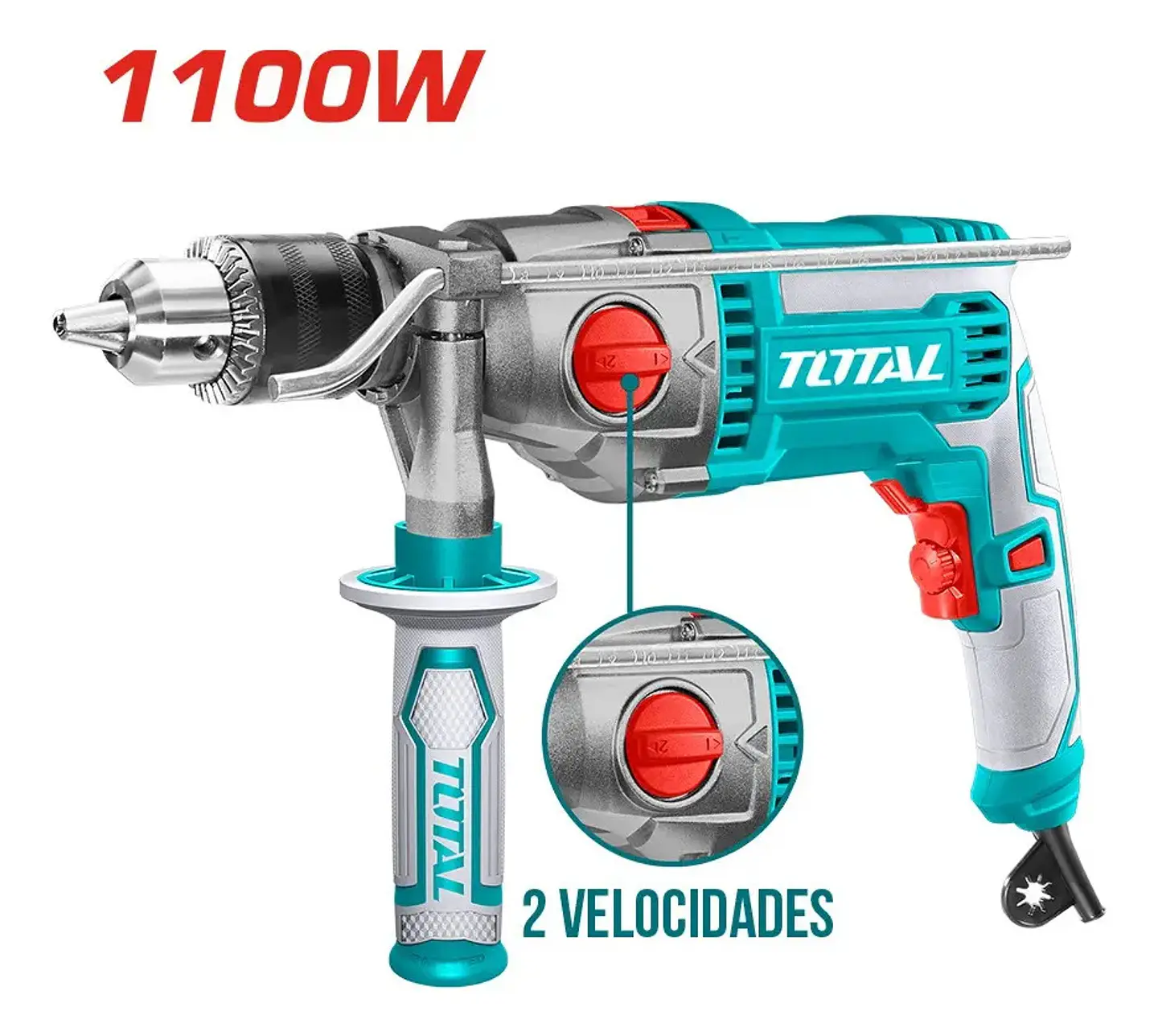 TALADRO DE IMPACTO 1100W 16MM TOTAL 2