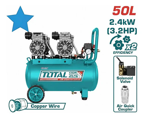 COMPRESOR INSONORO 50LTS 2400W TOTAL