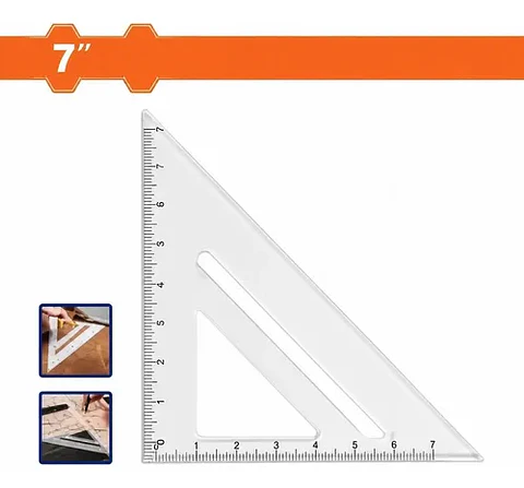 ESCUADRA CARPITERO 7" EN PULGADAS WADFOW