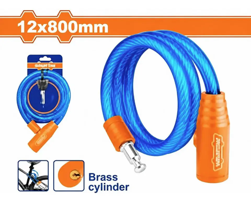 CANDADO PARA BICICLETA 12X800MM WADFOW 1