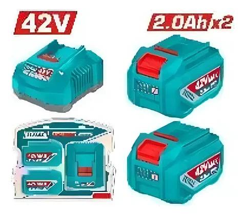 KIT DE BATERIAS Y CARGADOR 42V 2.0AH X 2PCS TOTAL
