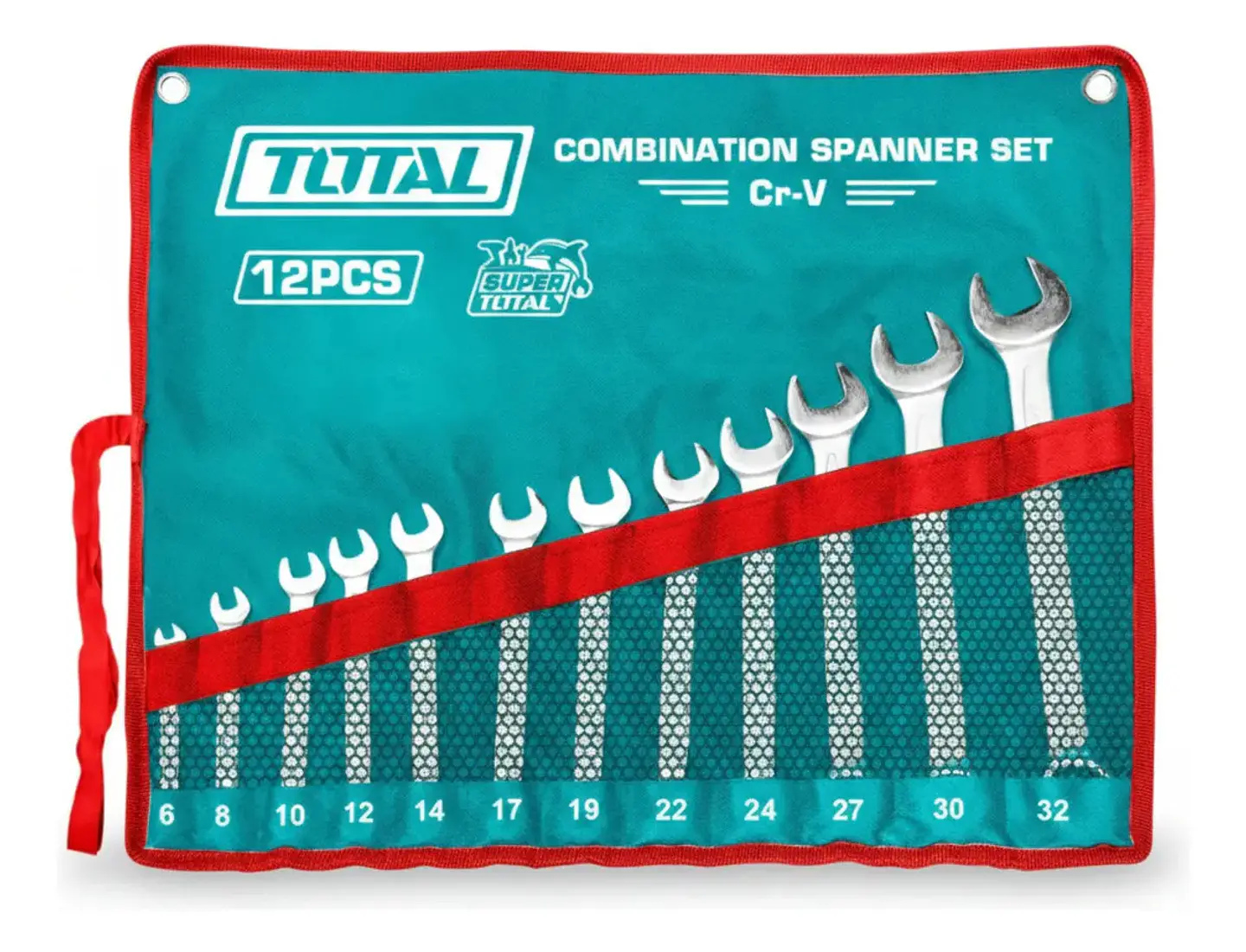 JGO LLAVE PUNTA CORONA POR 12PCS 6-32MM TOTAL 1