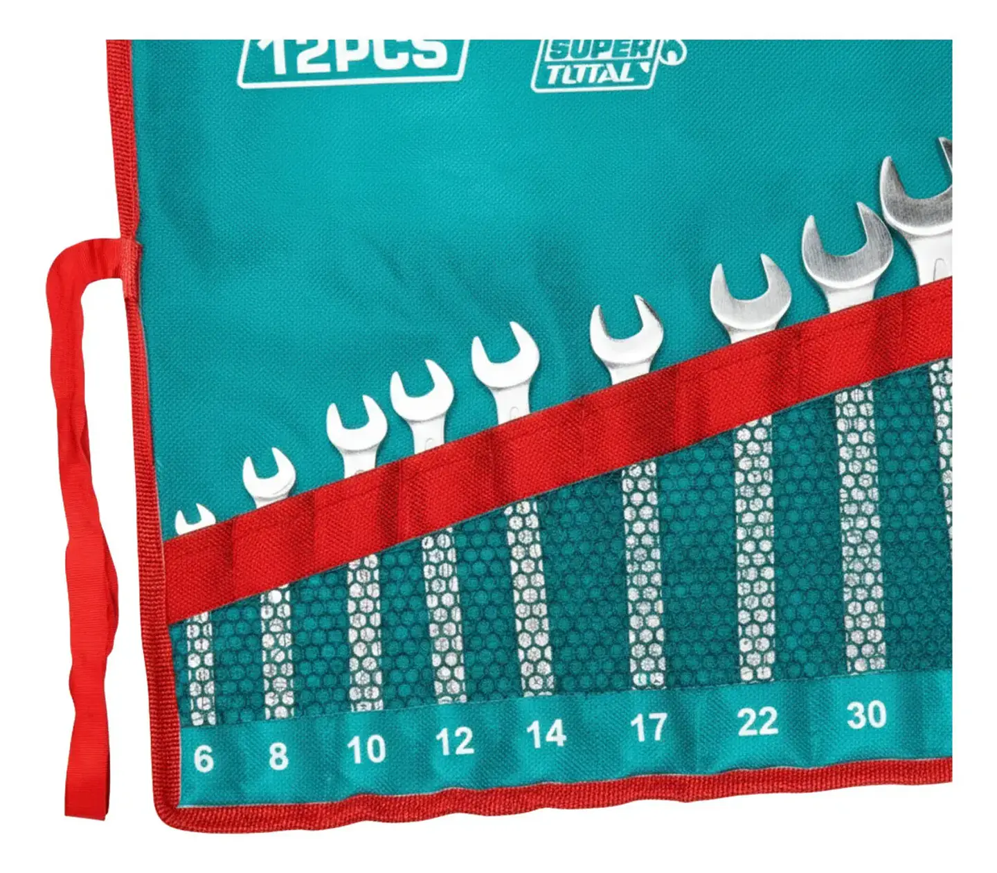 JGO LLAVE PUNTA CORONA POR 12PCS 6-32MM TOTAL 2