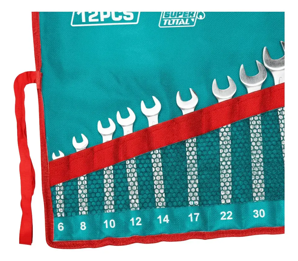 JGO LLAVE PUNTA CORONA POR 12PCS 6-32MM TOTAL 2