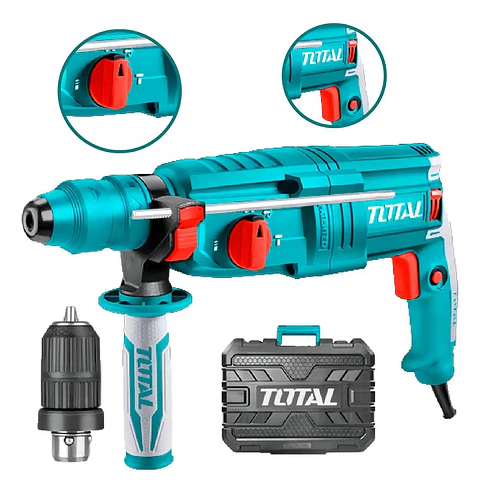 ROTOMARTILLO 800W 2,5J SDS-PLUS+MANDRIL C/ ADAPTADOR TOTAL