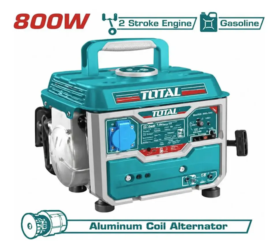 GENERADOR BENCINERO 800W TOTAL 1