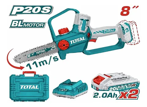 MOTOSIERRA MINI 8" INALALBRICO 20V + CARG Y BAT TOTAL