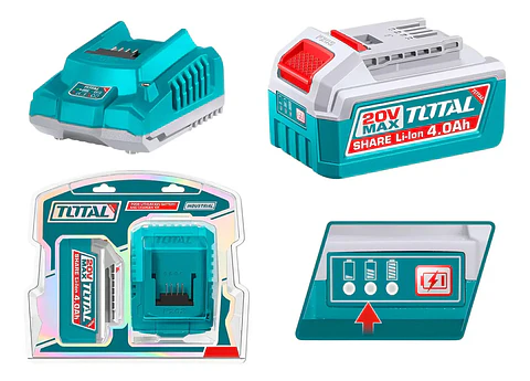 KIT DE BATERIA Y CARGADOR 20V 4.0AH TOTAL