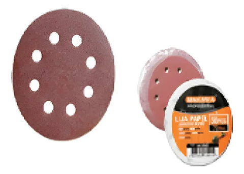 LIJA PARA VELCRO P40 180MM 50PCS MAKAWA