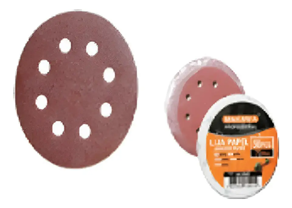 LIJA PARA VELCRO P40 180MM 50PCS MAKAWA 1