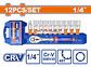 JUEGO DADOS Y CHICHARA 12 PCS 1/4 WADFOW - Miniatura 2
