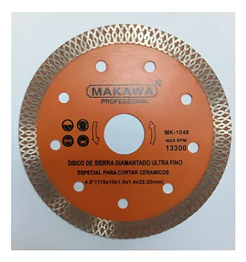 DISCO DIAMANTADO 180MM ULTRA FINO MAKAWA