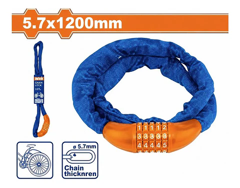 CADENA CANDADO 5D 1,2MT WADFOW