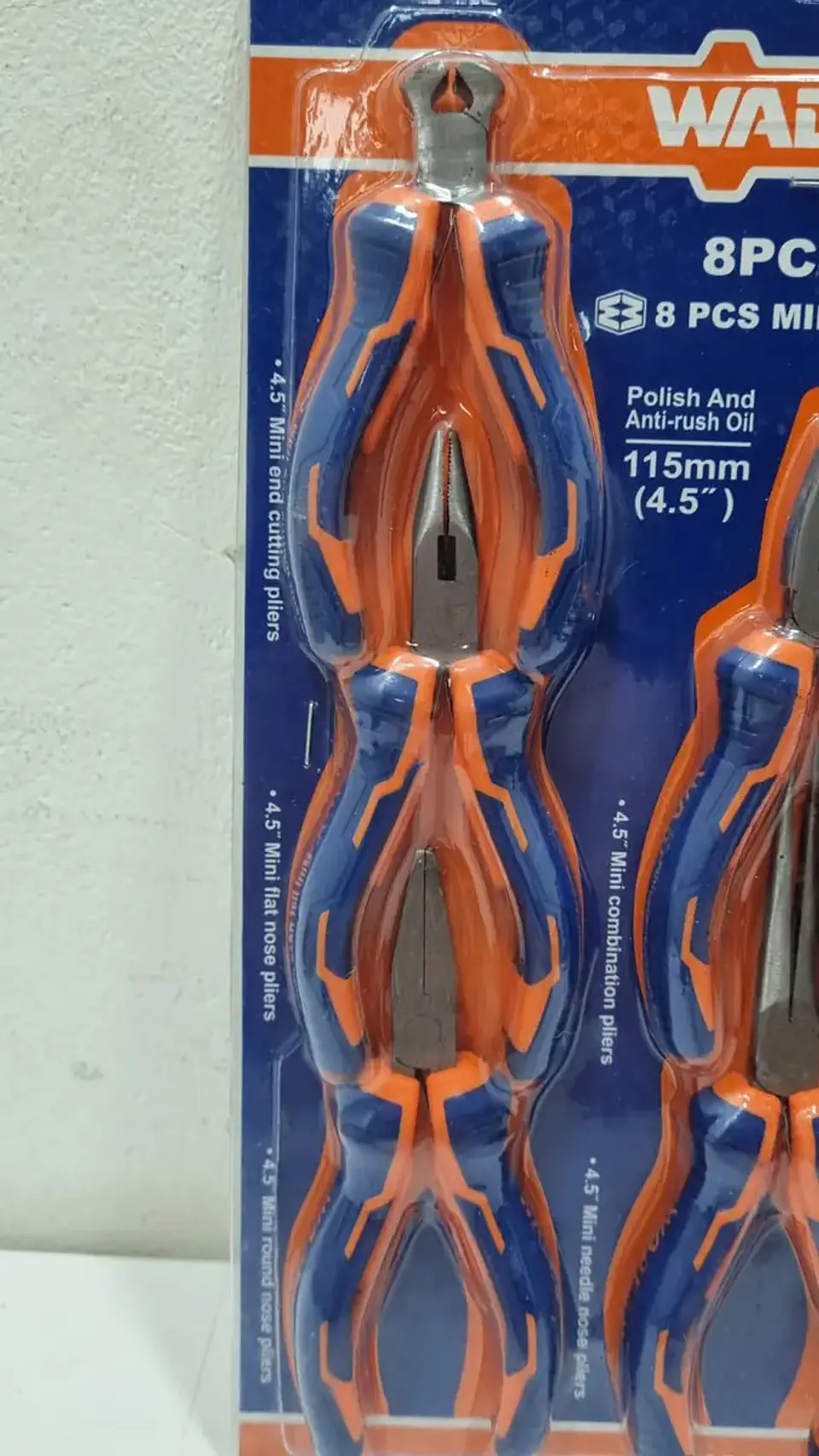 JUEGO DE 8 ALICATE MINI PINZAS WADFOW 2