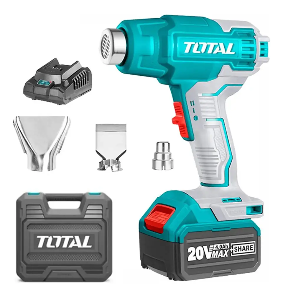 PISTOLA DE CALOR INALAMBRICO 20V + 1 CARG Y 1 BAT 4AH VCH 1