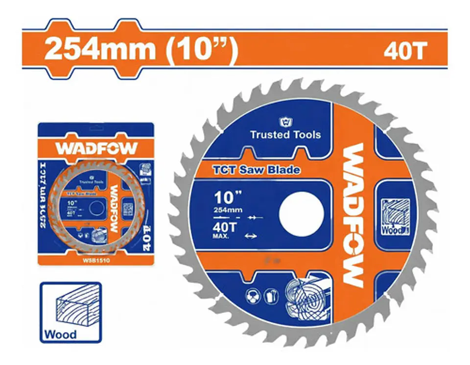 DISCO SIERRA MADERA 10 (254MM) 40T WADFOW 1