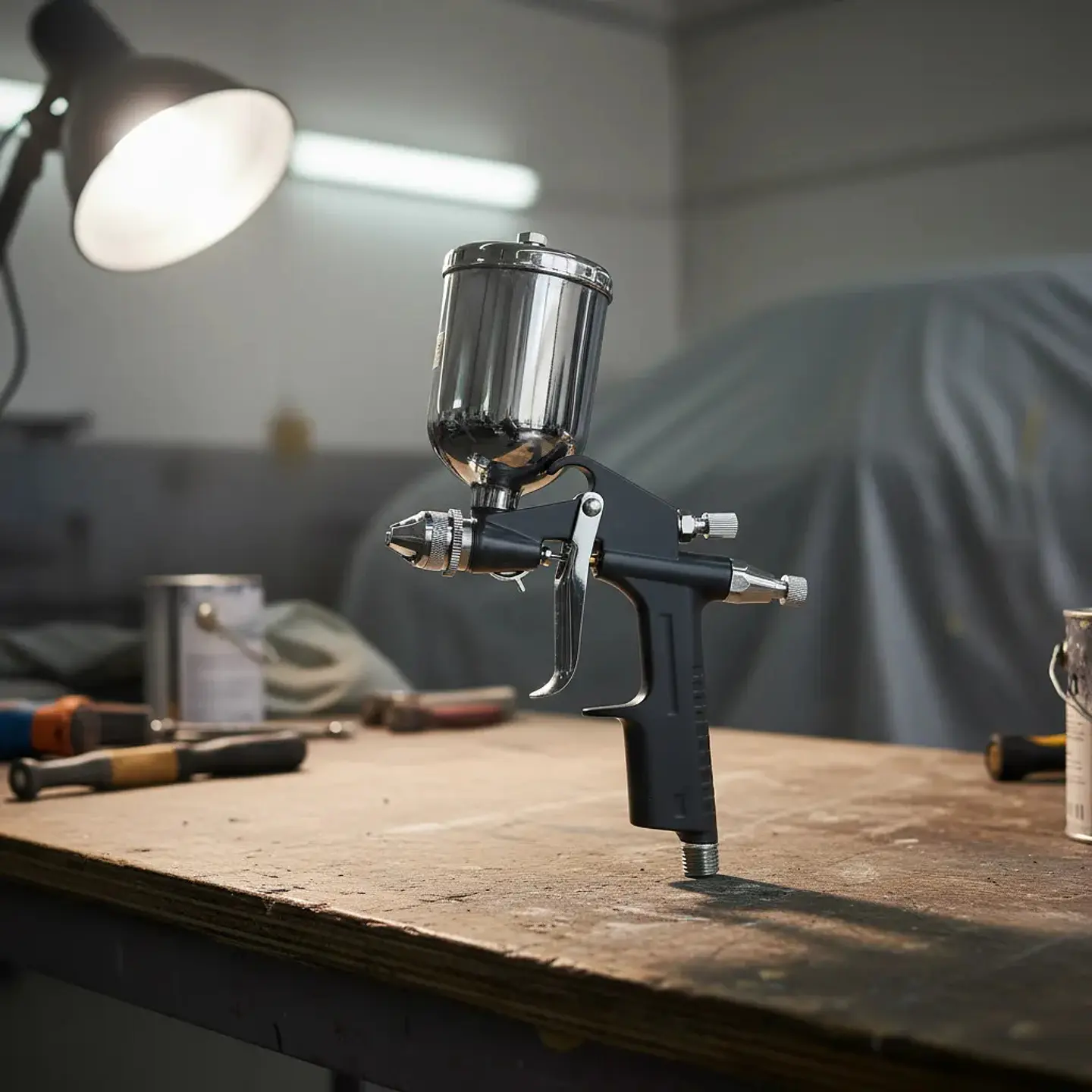 PISTOLA PARA PINTAR GRAVEDAD 350ML LUTIAN 2