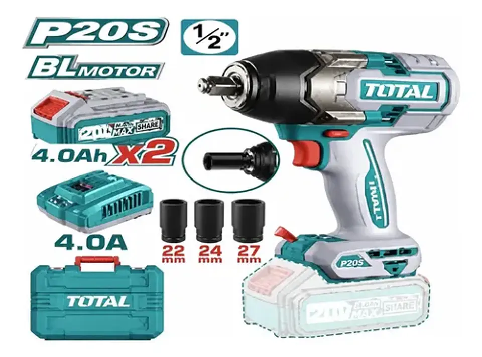 LLAVE DE IMPACTO INALÁMBRICO 1/2