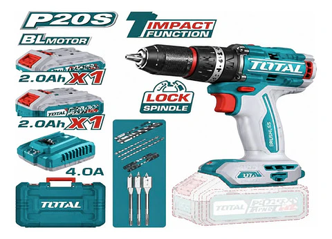 TALADRO INAL DE IMPAC 13MM 20V 86NM +BATYCAR