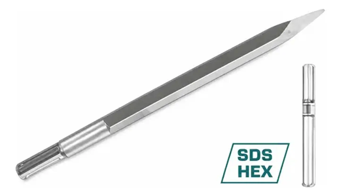 CINCEL PUNTO HEX 28X520MM TOTAL 1