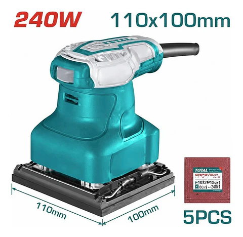 LIJADORA ORBITAL DE PALMA 240W 110MMX100MM TOTAL