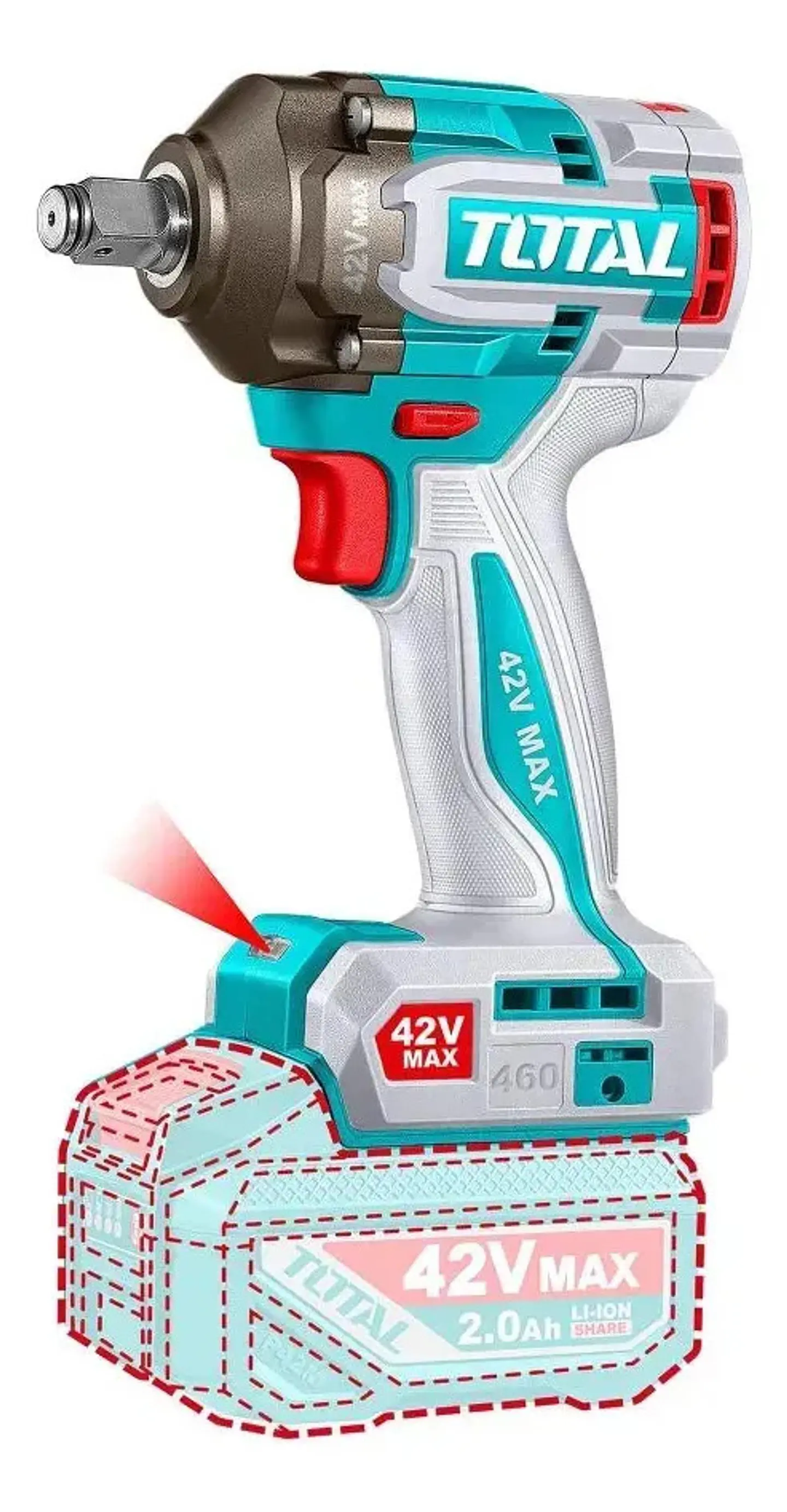 LLAVE DE IMPACTO INALÁMBRICO 1/2