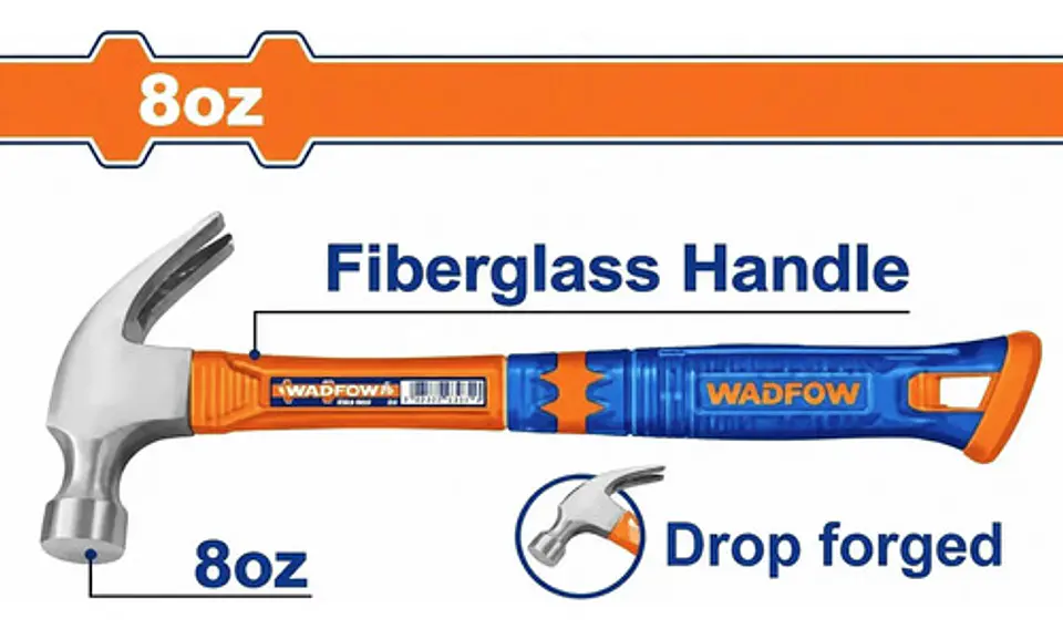 MARTILLO CARPINTERO 8 OZ WADFOW 1