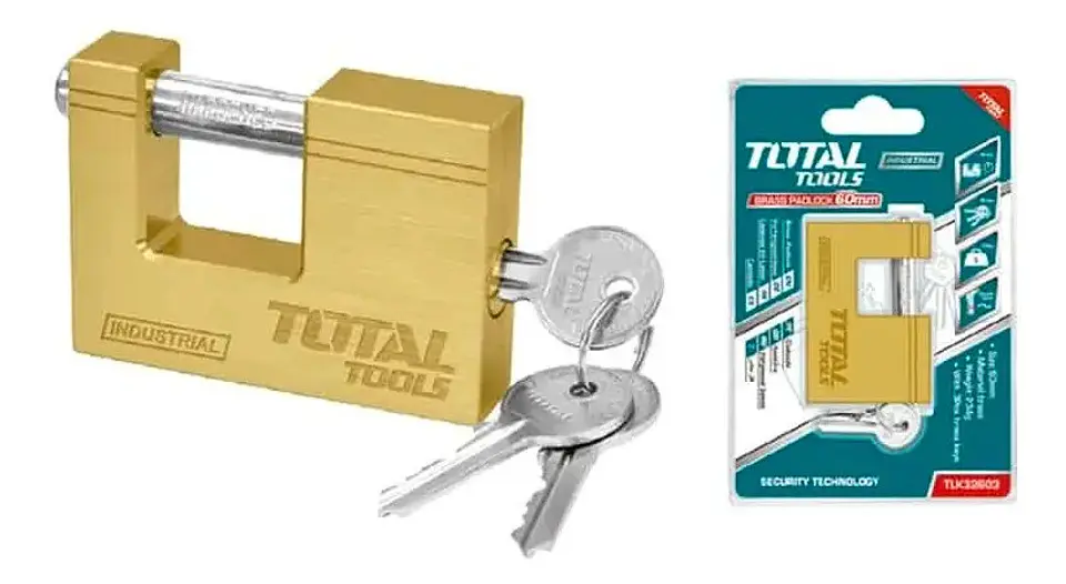 CANDADO JUMBO DE BRONCE 90MM TOTAL 2