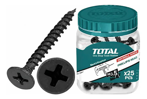 TORNILLO YESO POR 100PCS ST4.2X63MM ROSCA FINA TOTAL