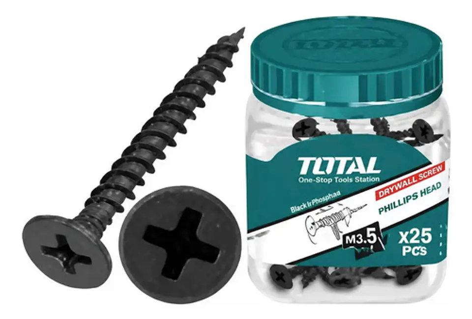 TORNILLO YESO POR 100PCS ST4.2X63MM ROSCA FINA TOTAL 1