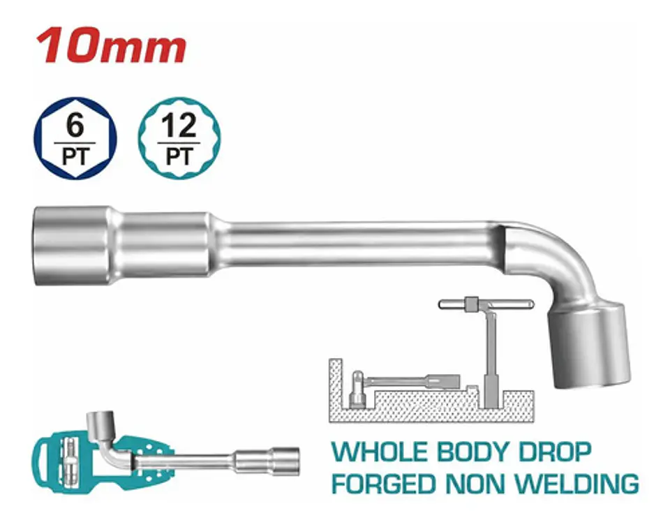LLAVE PIPA 10MM TOTAL 1
