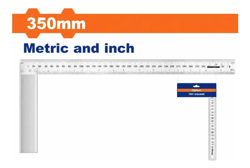 ESCUADRA ALUMININO 350 MM WADFOW 1