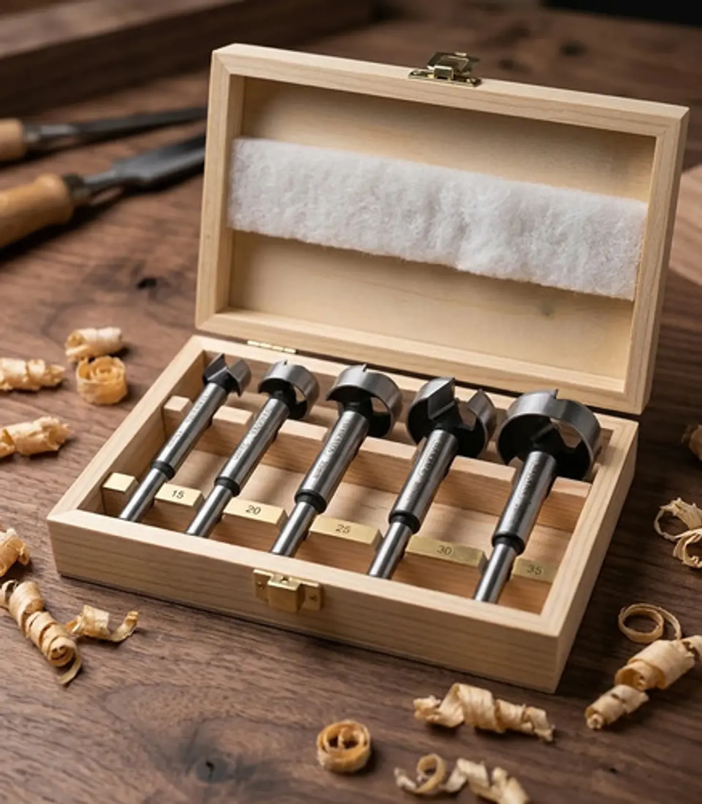 JGO BROCAS FORSTNER P/ MADERA 5PCS MAKAWA 2