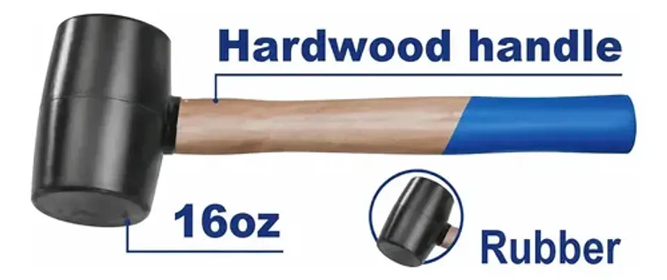 MAZO DE GOMA 16 OZ WADFOW 1