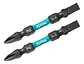 JGO PUNTAS DESTORNILLADOR 2PCS PH2+SL6 65MM TOTAL - Miniatura 1