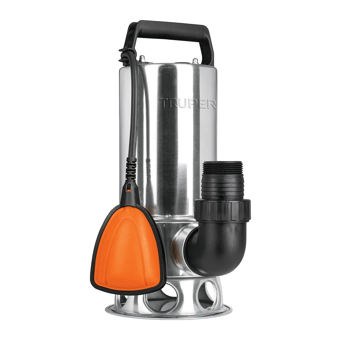 Bomba sumergible para agua sucia, cuerpo de acero inoxidable marca TRUPER 1